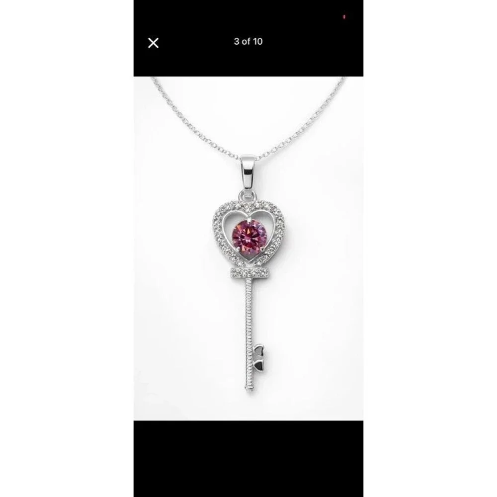 Certified Natural Pink Diamond Ring & Pendant Set - 2.00ct Each - GGIL